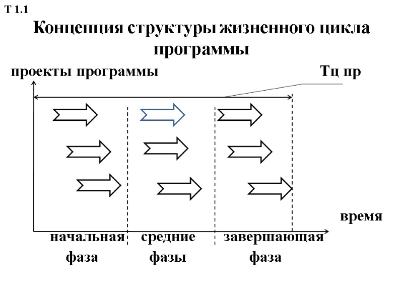 Концепция структуры жизненного цикла программы проекты программы       